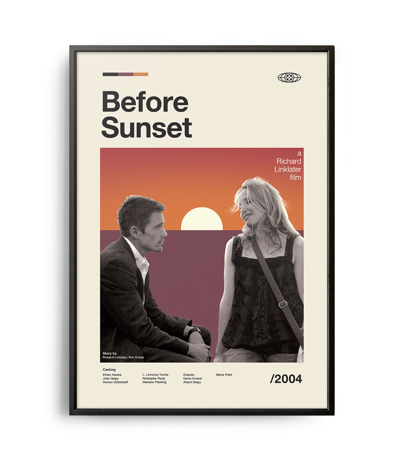 Mid century modern before sunset movie poster weekend poster