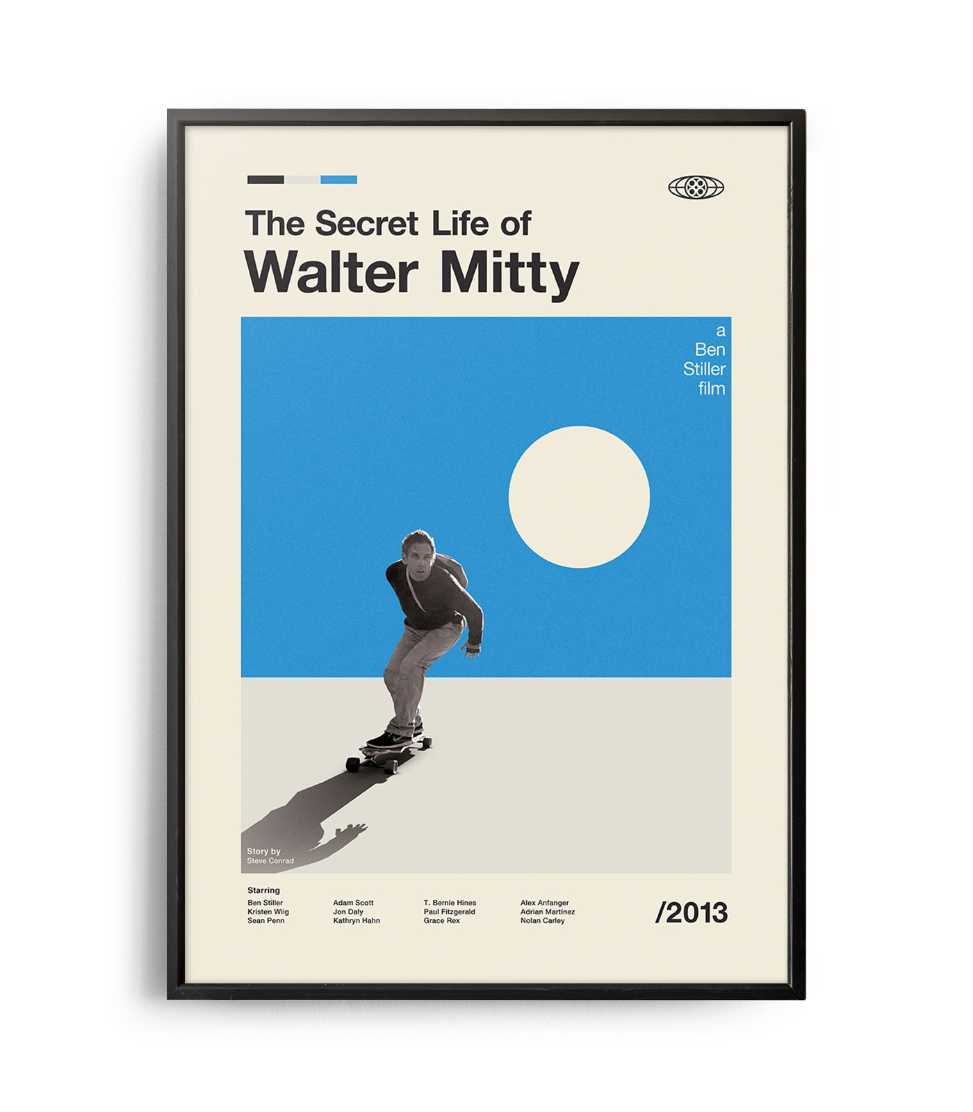 Mid-century modern The Secret Life of Walter Mitty movie poster ...
