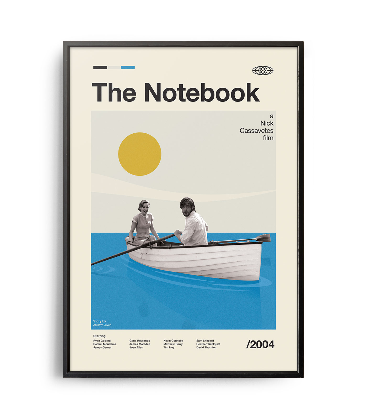 Mid century Modern The Notebook Movie Poster Weekend Poster Mid Century Modern The Notebook Movie Poster Weekend Poster